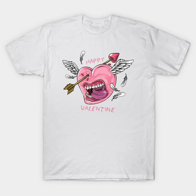 happy valentine T-Shirt by killzilla